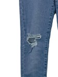 Vorschaubild 2 von Damen Jeans Skinny Fit W26/34 High Waist Ripped Blau Casual