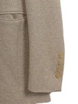 Vorschaubild 2 von Blazer Damen Gr. 44/XXL Beige Viskose Strukturmuster Business Langarm