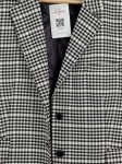 Vorschaubild 2 von Damen Blazer kariert Gr. 40;L Business Schwarz Weiß