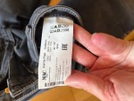 Vorschaubild 3 von Damen Mom Jeans Gr. 40/L Grau Casual mit seitlichem Streifen