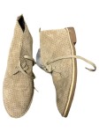 Vorschaubild 3 von Stiefel Herren Gr. 41 Beige Leder Schnürung 2.5 cm Casual Freizeit