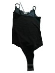 Vorschaubild 2 von Body Damen Samt Spitze Gr. 36/S Schwarz Elegant