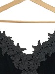 Vorschaubild 5 von Body Damen Samt Spitze Gr. 36/S Schwarz Elegant