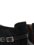 Vorschaubild 7 von Stiefelette Damen Leder Schwarz Gr. 39 Reißverschluss Schnalle