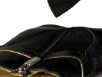 Vorschaubild 9 von Stiefelette Damen Leder Schwarz Gr. 39 Reißverschluss Schnalle