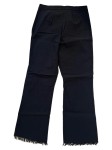 Vorschaubild 2 von Damen Anzughose Business Schwarz Gr. 34 mit Fransen elegant