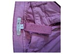 Vorschaubild 3 von Cargohose Damen Gr. W29/38/M Lila Baumwolle Elasthan Uni Casual Freizeit