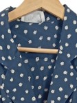 Vorschaubild 7 von Jean Paul Damen Blusenkleid Gr. 36 S Blau gepunktet Viskose Casual