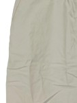 Vorschaubild 5 von Bleistiftrock Damen Beige Gr. 42/XL Baumwolle Uni Casual Freizeit Raffungen