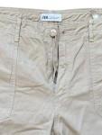 Vorschaubild 5 von Damen Cargohose Gr. 40 Beige Baumwolle Casual Freizeithose