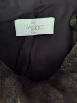 Vorschaubild 5 von Damen Bleistiftrock Grau Muster Gr. 42 Elegant Business Midi