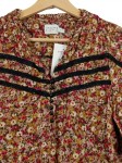 Vorschaubild 3 von Bluse Damen Mehrfarbig Gr. 40/L Viskose Blumenmuster Feminin Casual
