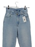 Vorschaubild 3 von Damen Jeans Straight Leg W26 Blau Paperbag Casual