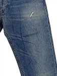 Vorschaubild 3 von Jeans Straight Leg Herren Blau Gr. W32/48/M Baumwolle Uni Casual Logo Knopf
