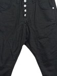 Vorschaubild 2 von Jeans Straight Leg Herren Schwarz Gr. W30/46/S Uni Casual Freizeit 40 cm