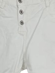 Vorschaubild 3 von Damen Jeans Tapered Fit Gr. 38 Weiß Casual