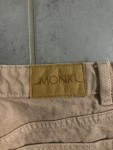 Vorschaubild 8 von Damen Jeans Wide Fit Gr. 26 Beige Baumwolle