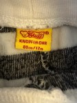 Vorschaubild 4 von Kinder Jogginghose gestreift Gr. 80 Schwarz-Weiß Baumwolle Komfortabel