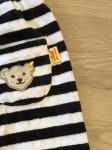 Vorschaubild 2 von Kinder Jogginghose gestreift Gr. 80 Schwarz-Weiß Baumwolle Komfortabel