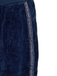 Vorschaubild 2 von Mädchen Jogginghose Gr. 74 Blau Samt Optik Freizeithose