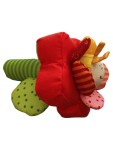 Vorschaubild 1 von Raupe Stofftier Baby Kuscheltier Blume Gestreift Punkte 17cm