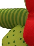 Vorschaubild 4 von Raupe Stofftier Baby Kuscheltier Blume Gestreift Punkte 17cm
