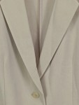 Vorschaubild 4 von Blazer Damen Beige Gr. 36/S Polyester Business Langarm Frühjahr/Sommer