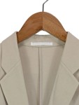 Vorschaubild 5 von Blazer Damen Beige Gr. 36/S Polyester Business Langarm Frühjahr/Sommer