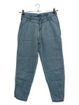 Vorschaubild 1 von Damen High Waist Hose Leinenhose Blau Gr. 32 XXS