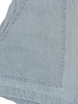 Vorschaubild 3 von Damen Jeans Shorts Gr. 23 Blau Casual High Waist Gummibund