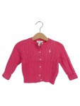 Vorschaubild 1 von Baby Strickjacke Cardigan Pink Gr. 80 12M Zopfmuster