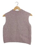 Vorschaubild 1 von Pullunder Strickweste Damen Wolle Alpaka Rosa Gr. 34 XS Casual