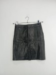 Vorschaubild 2 von Damen Kunstlederrock Rock Minirock Lederoptik Schwarz Gr. 34;XS Modern