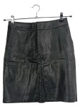 Vorschaubild 1 von Damen Kunstlederrock Rock Minirock Lederoptik Schwarz Gr. 34;XS Modern