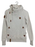 Vorschaubild 1 von Damen Hoodie Kapuzenpullover Beige Meliert Gr. XS