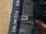 Vorschaubild 3 von Jogginghose Kinder Blau Gr. 158 Baumwolle Elasthan Uni Casual Freizeit L27