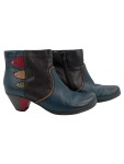 Vorschaubild 1 von Damen Stiefeletten Blau Gr. 37 Synthetik Bunte Applikationen