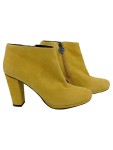 Vorschaubild 1 von Damen Stiefeletten Gelb Wildleder Gr. 39 Absatz 9cm Modern