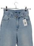 Vorschaubild 4 von Damen Jeans Straight Leg W26 Blau Paperbag Casual