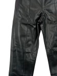 Vorschaubild 3 von Damen Kunstleder Hose Legging Hi-Rise Schwarz Gr. S