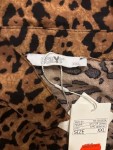 Vorschaubild 2 von Damen Blusenkleid Leopardenmuster Braun Gr. 44;XXL Viskose