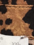Vorschaubild 4 von Damen Blusenkleid Leopardenmuster Braun Gr. 44;XXL Viskose