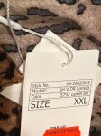 Vorschaubild 6 von Damen Blusenkleid Leopardenmuster Braun Gr. 44;XXL Viskose