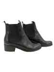 Vorschaubild 1 von Damen Chelsea Boots Stiefelette Schwarz Leder Gr. 36
