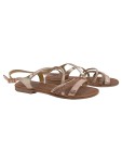 Vorschaubild 1 von Damen Sandalen Riemchensandale Gold Rose Gr. 40 Flach Sommer