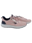 Vorschaubild 1 von Sneaker low Damen Gr. 38 Rosa Textil Schnürung Sportlich Logo-Print