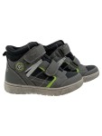 Vorschaubild 1 von Kinder Winterstiefel Gr. 35 Grau Klettverschluss DEItex