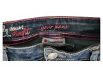 Vorschaubild 4 von Damen Jeans Straight Leg W30/W32 Blau Casual Hose