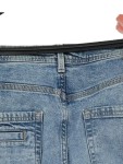Vorschaubild 6 von Damen Mom Jeans Hose Blau Gr. 28x34 Casual Denim