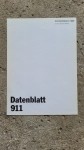 Vorschaubild 2 von 911 Datenblatt Original Prospekt Broschüre Technische Daten